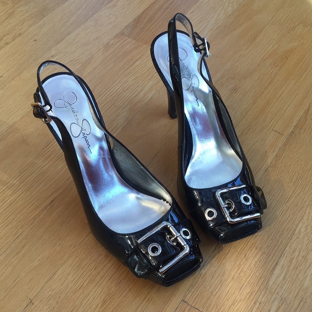 Jessica Simpson Black Heels